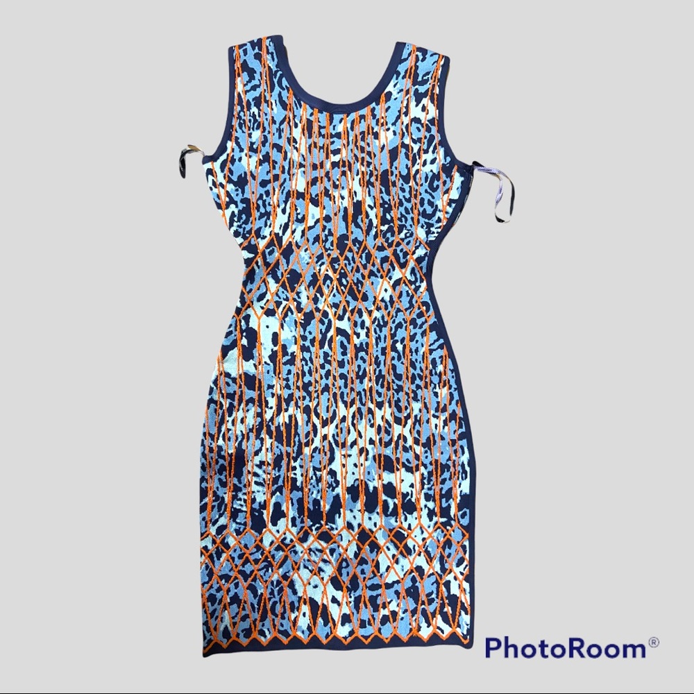 Herve Leger by BCBG Maxazria Sydney Carotne Leopard Bandage Dress